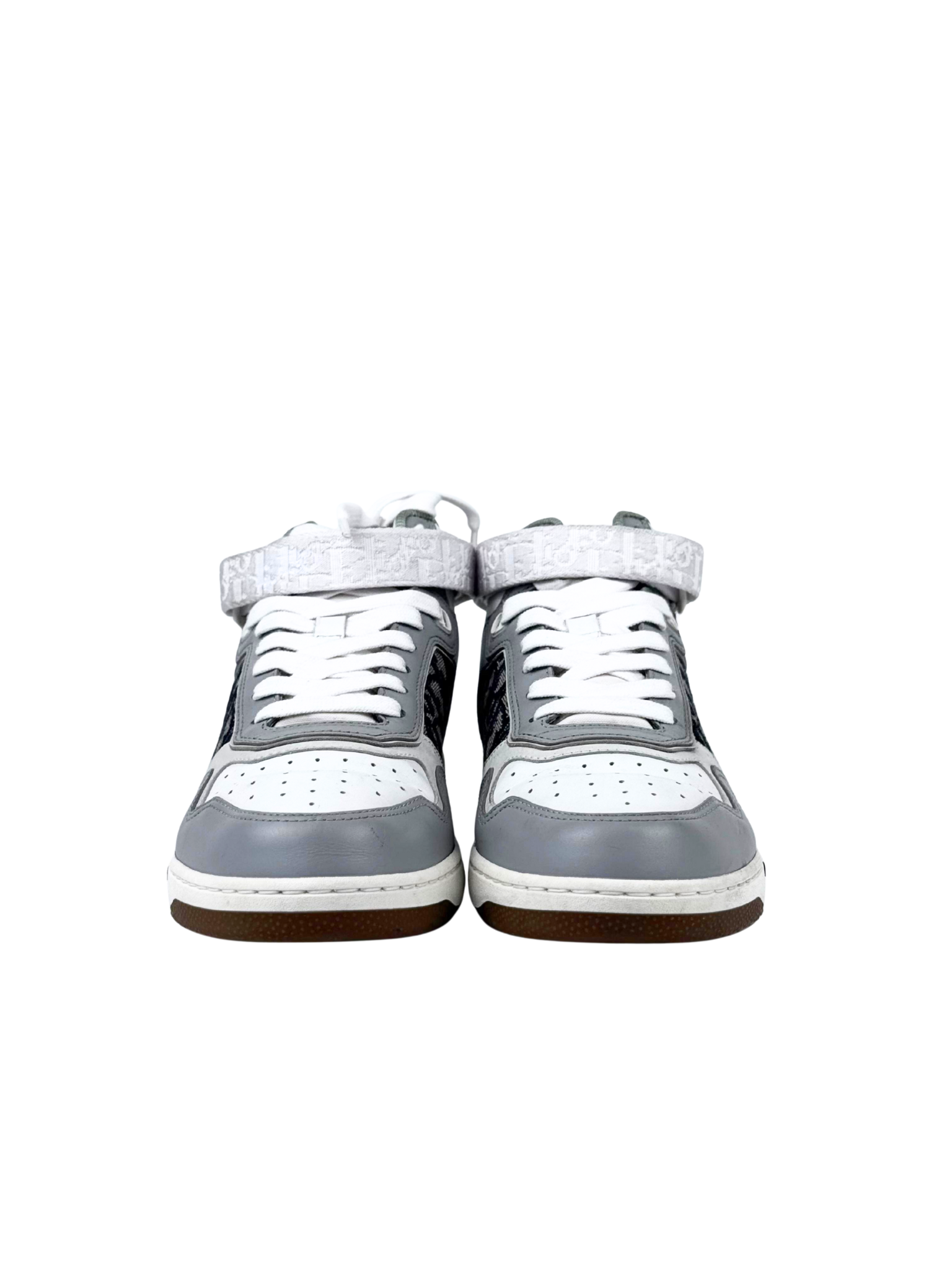 Christian Dior B27 Oblique Jacquard Mid Top Sneakers