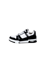 Louis Vuitton Monogram Denim Black Trainer Sneakers 4