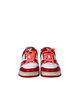 Louis Vuitton Trainer Orange White Sneakers 4