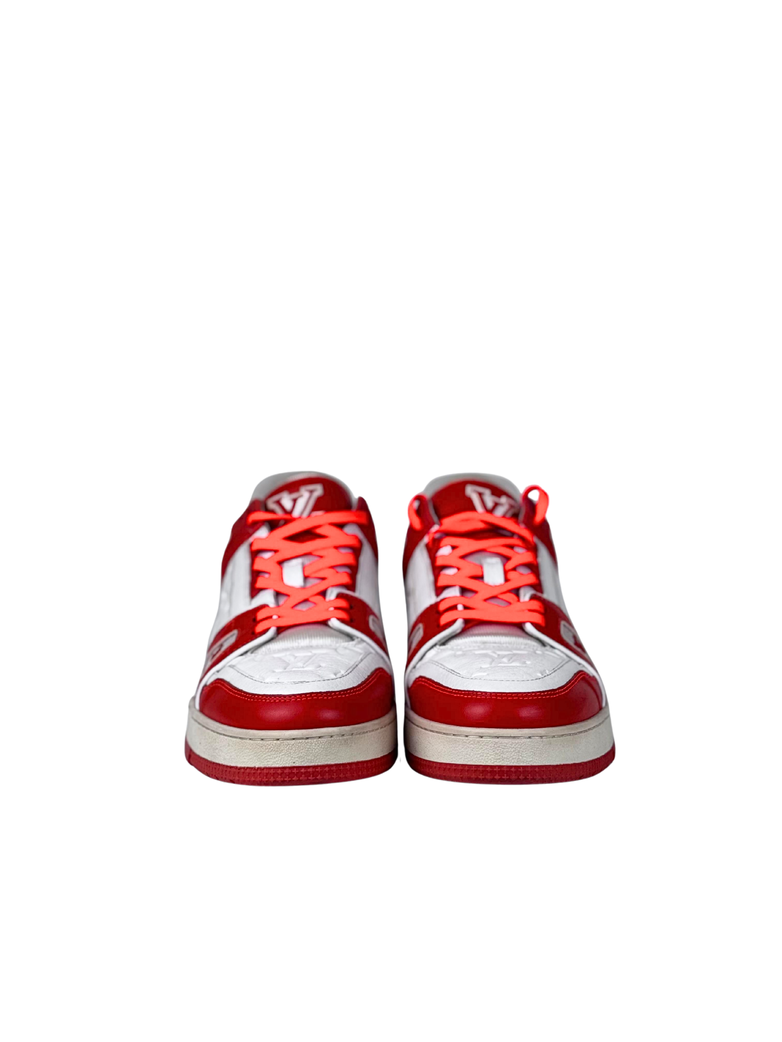 Louis Vuitton Trainer Orange White Sneakers
