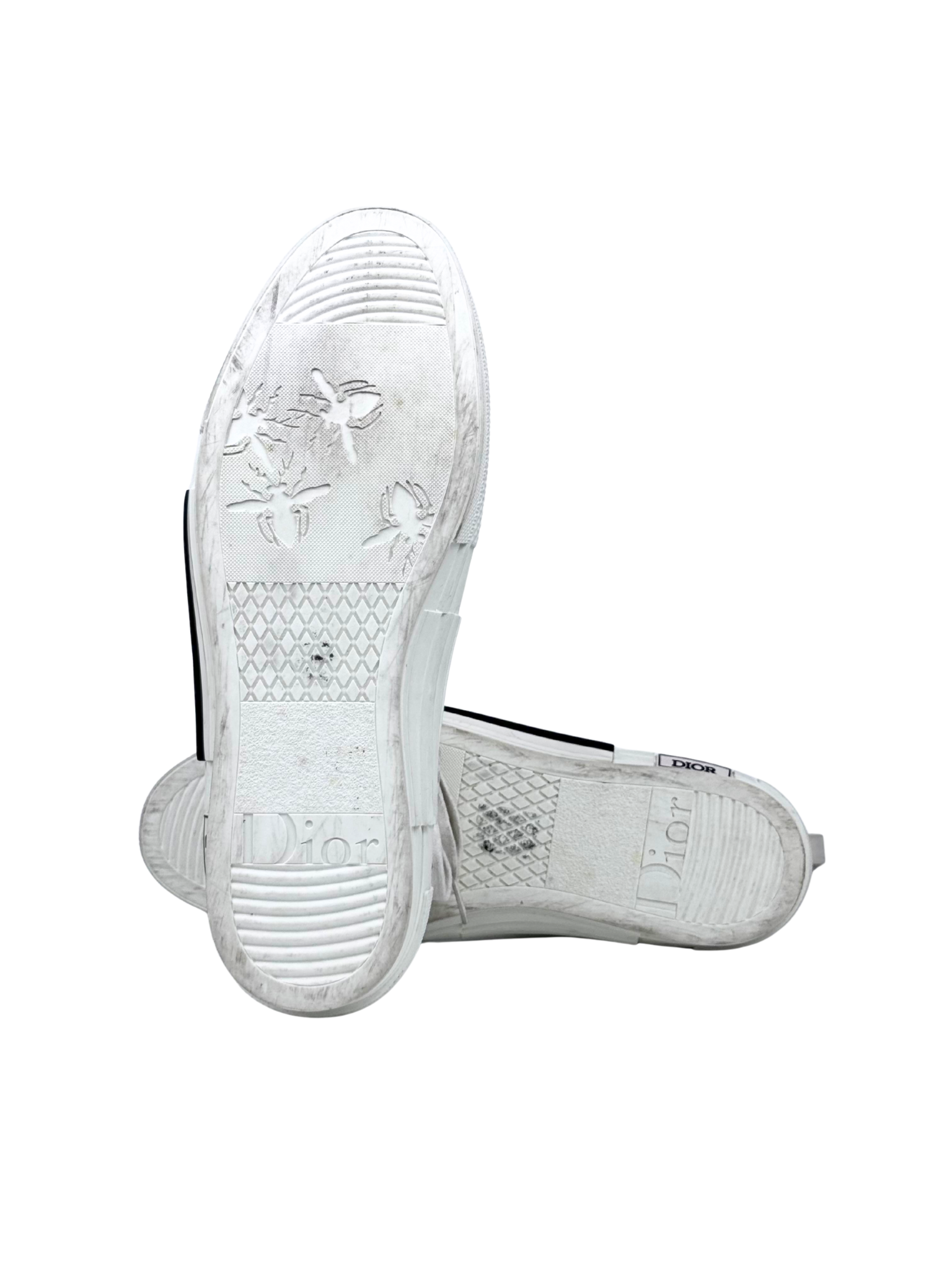 Christian Dior B23 Oblique White High Top Sneakers