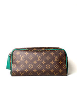 Louis Vuitton Monogram Macassar Green Toiletry Dopp Kit 1