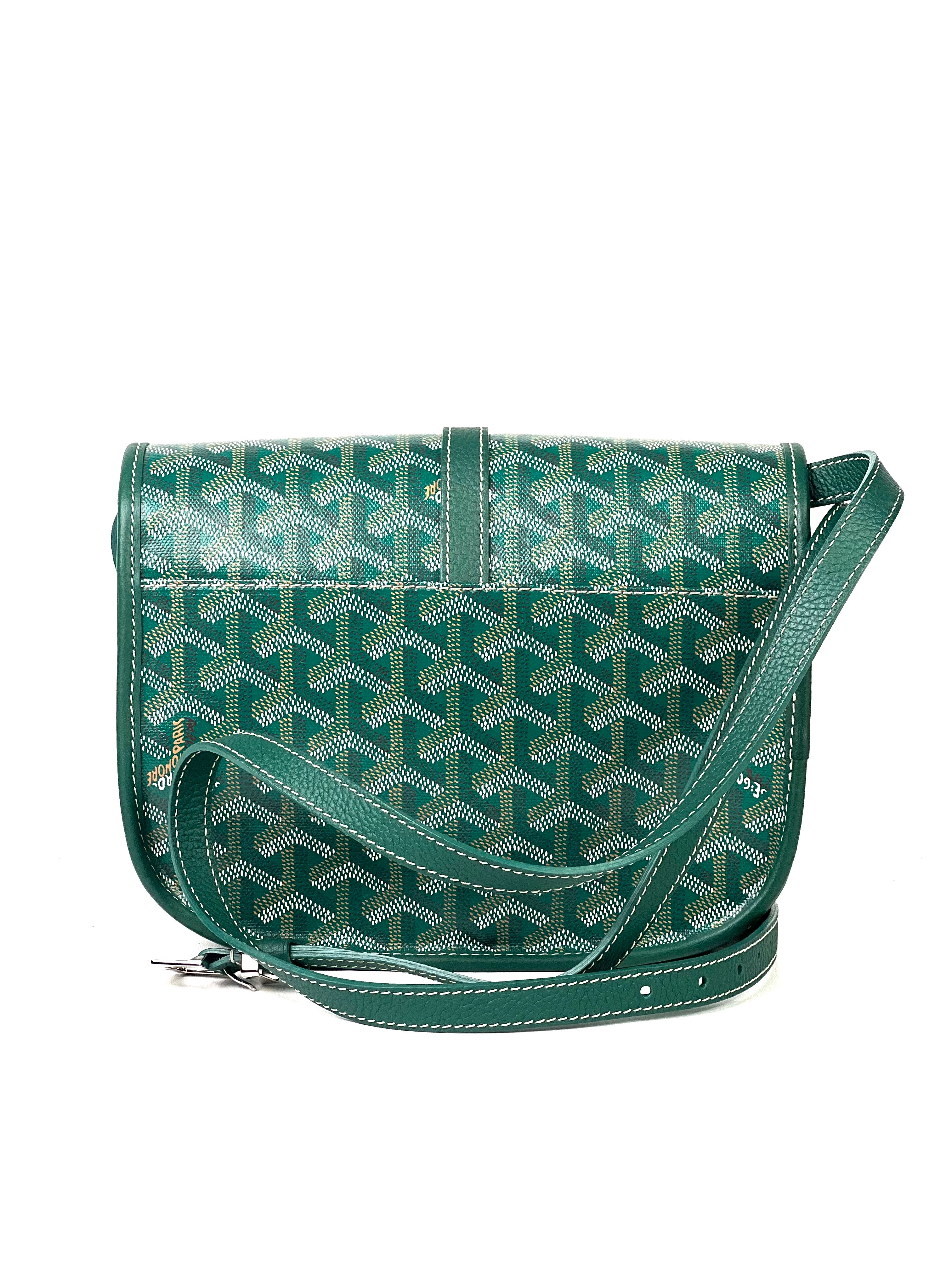 Goyard Belvédère PM Green Sling Bag