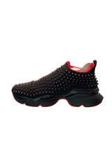 Christian Louboutin Neoprene Studs Black Sneakers 3