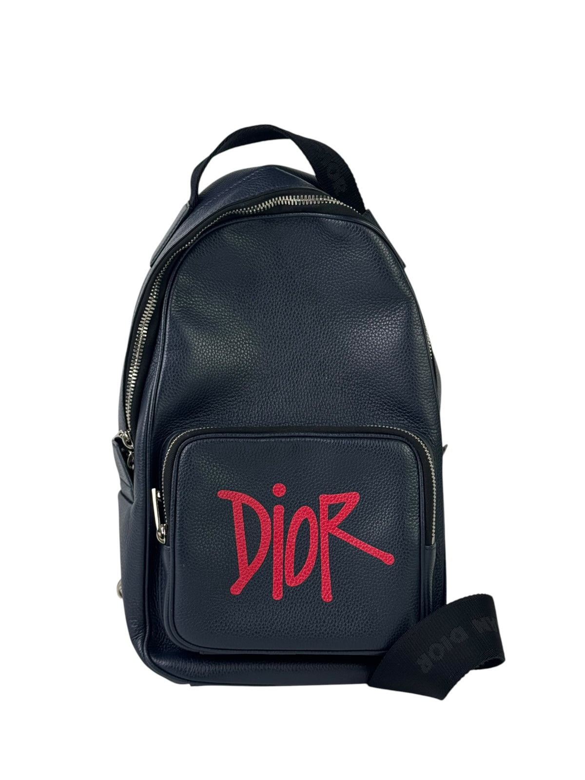 Christian Dior x Stussy Grain Leather Rider Slingbag