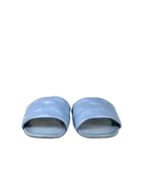 Louis Vuitton Monogram Baby Blue Flat Mules 2