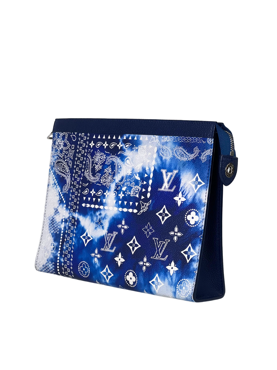 Louis Vuitton Bandana Monogram Leather Pochette Voyage
