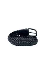 Zegna Black Leather Belt 3
