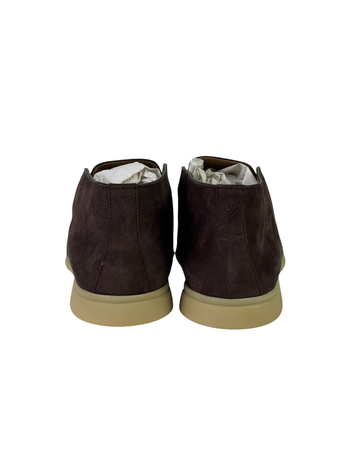 Loro Piana Open Walk Brown Suede Slip-On