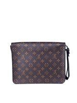Louis Vuitton S Lock Monogram Macassar Pochette 4
