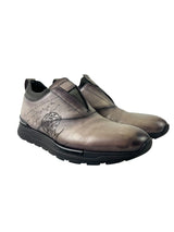 Berluti Scritto Grey Fast Track Slip-On Sneakers 1