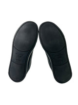 Zegna Triple Stitch Deerskin All Black Slip-On 5