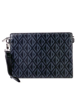 Christian Dior Diamond Black A5 Triangle Pouch 5
