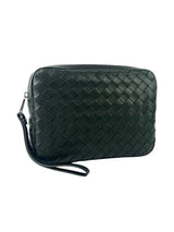 Bottega Veneta Intrecciato Khaki Clutch 2