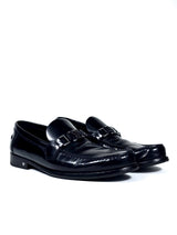 Louis Vuitton Black Patent Major Loafers 1