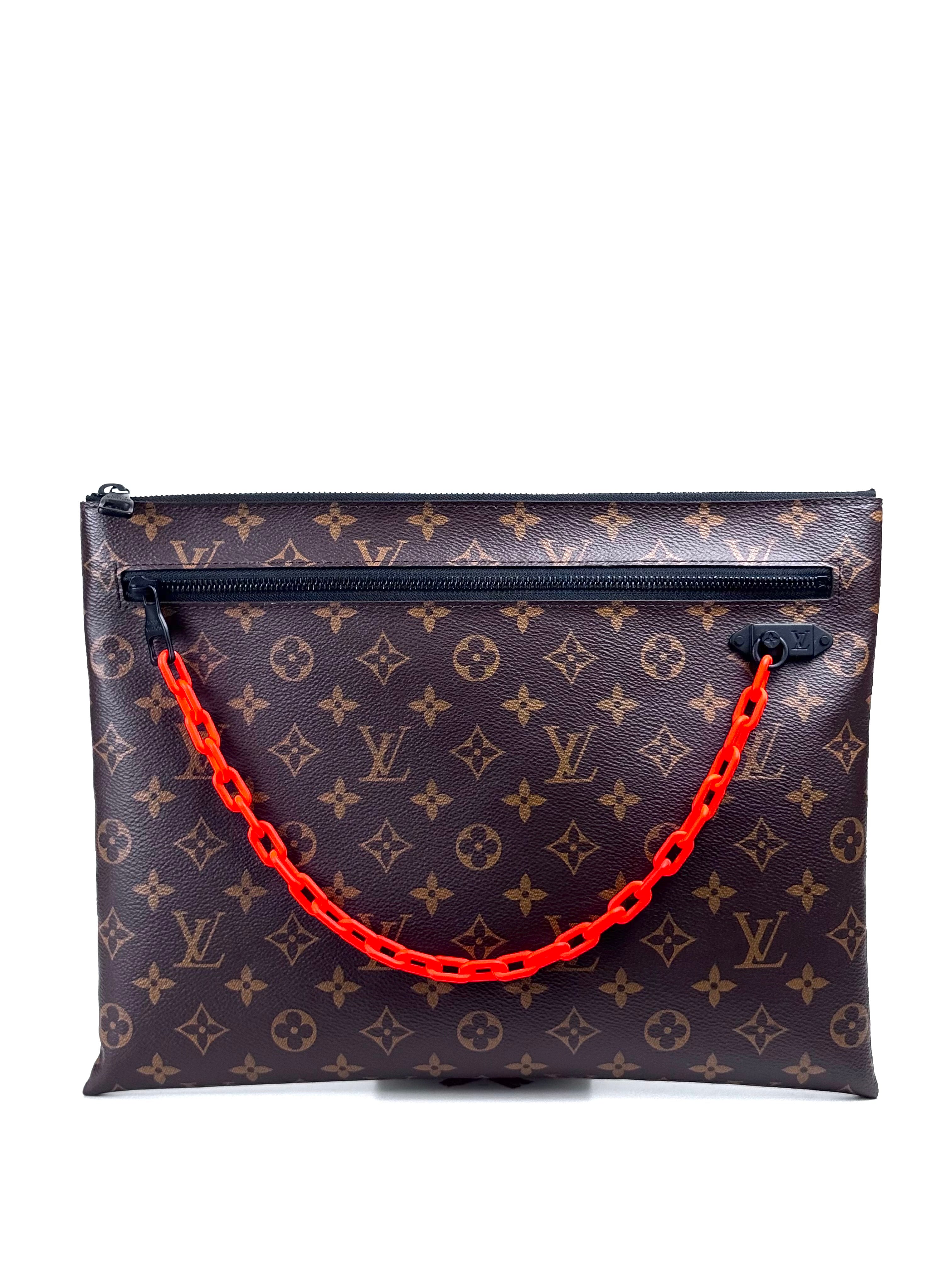 Louis Vuitton x Virgil Abloh Monogram Maccasar Clutch