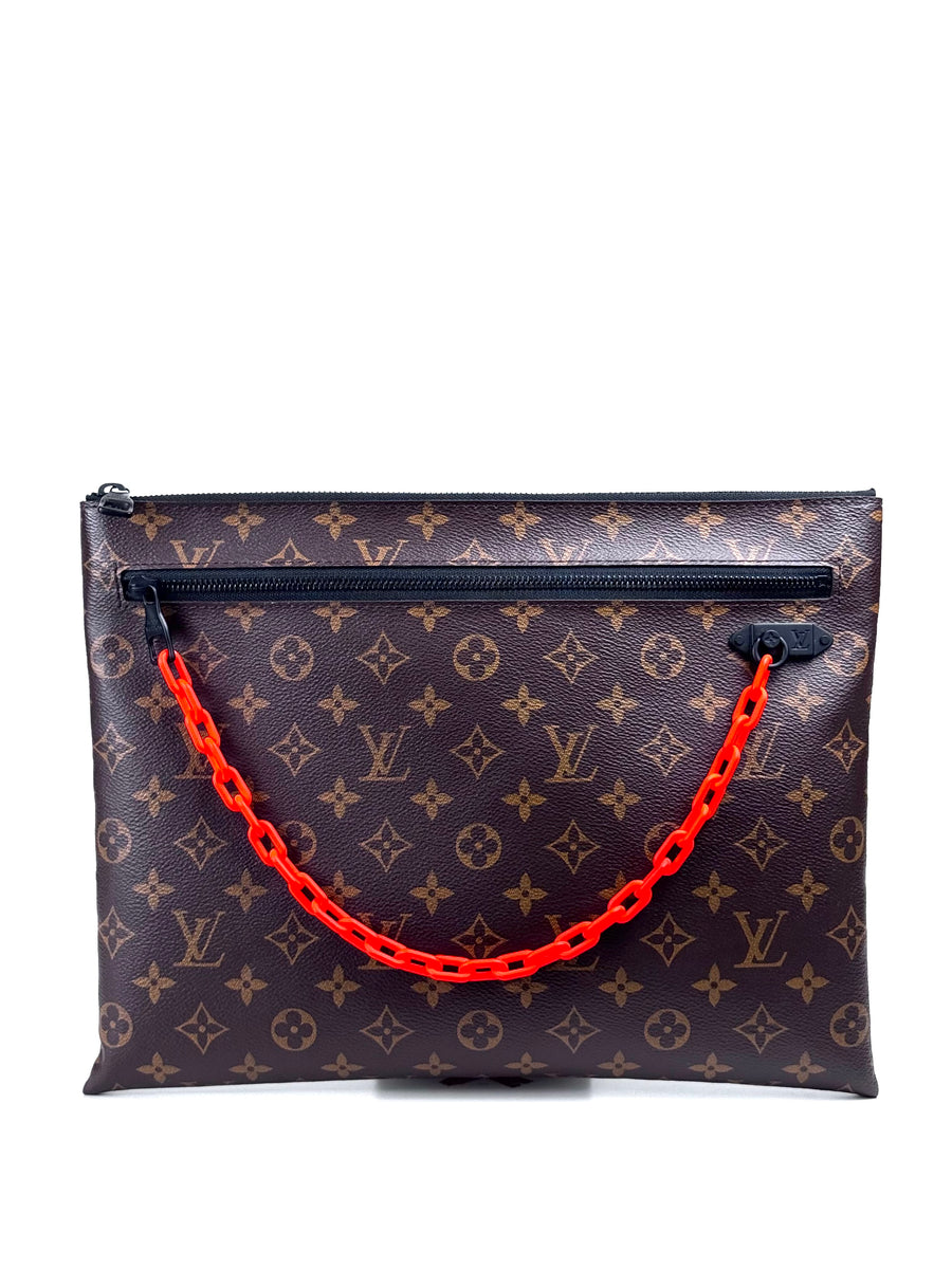 Louis Vuitton x Virgil Abloh Monogram Maccasar Clutch