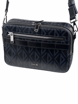 Christian Dior Diamond Black Safari Messenger Bag 6