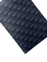 Christian Dior Oblique Jacquard Black A5 Pouch 5