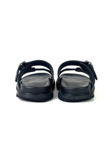 Christian Dior Oblique Jacquard Black Aqua Sandals 4