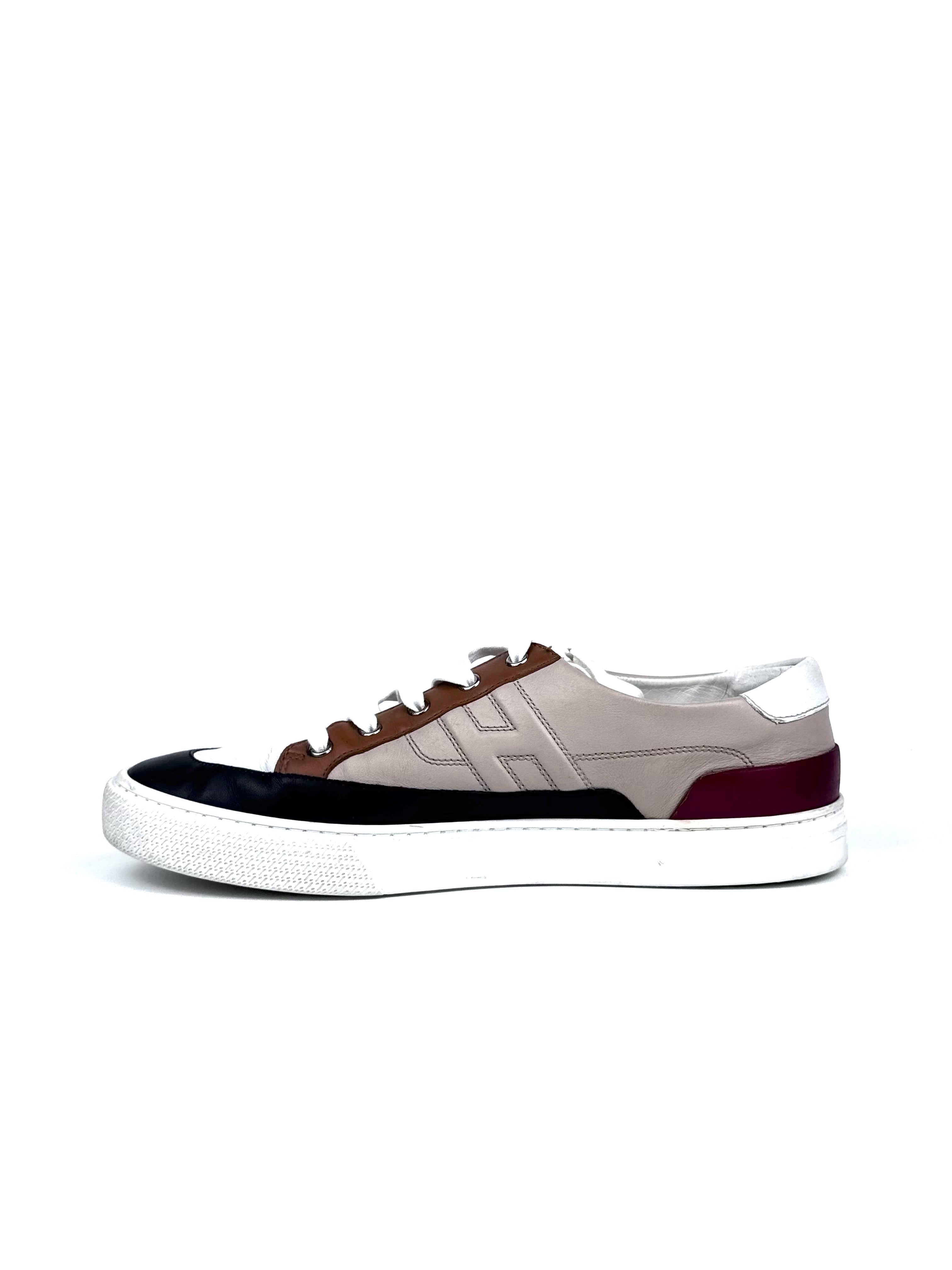 Hermes Boomerang Brown Sneakers