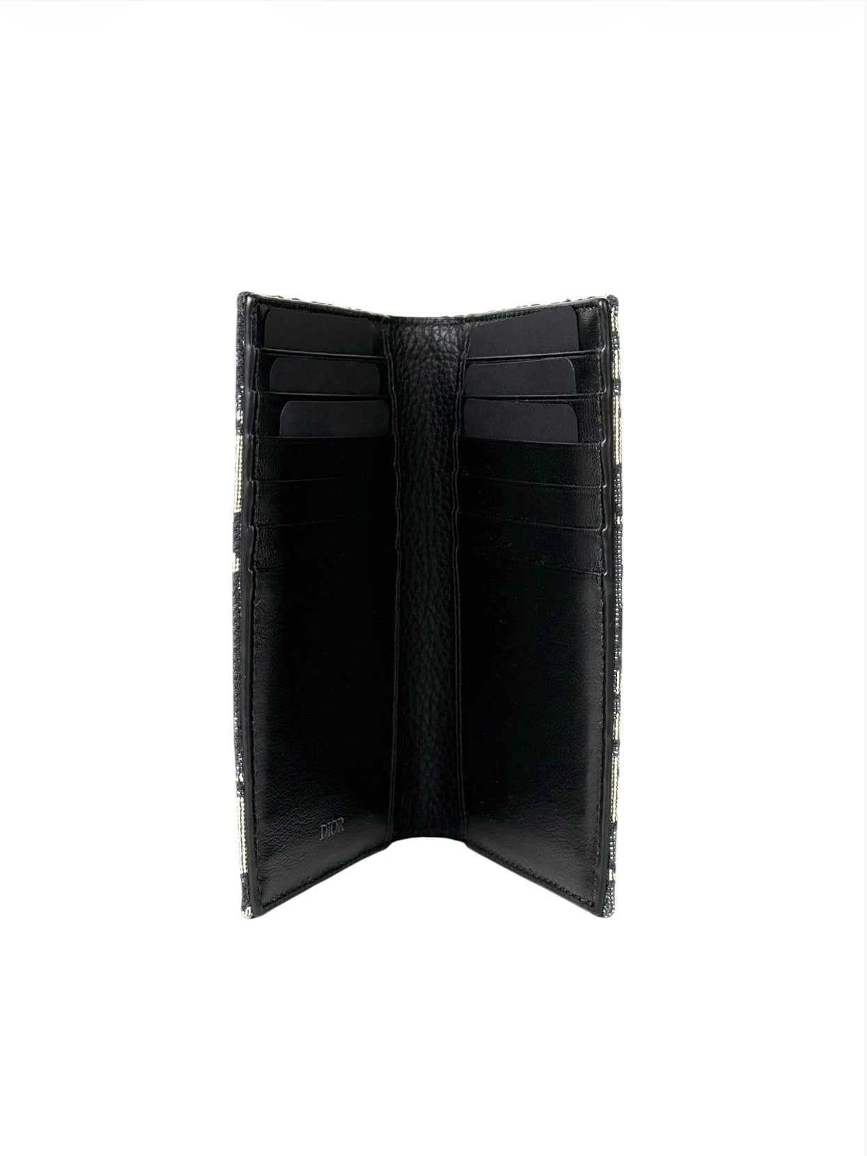 Christian Dior Oblique Jacquard Bifold Pocket Wallet