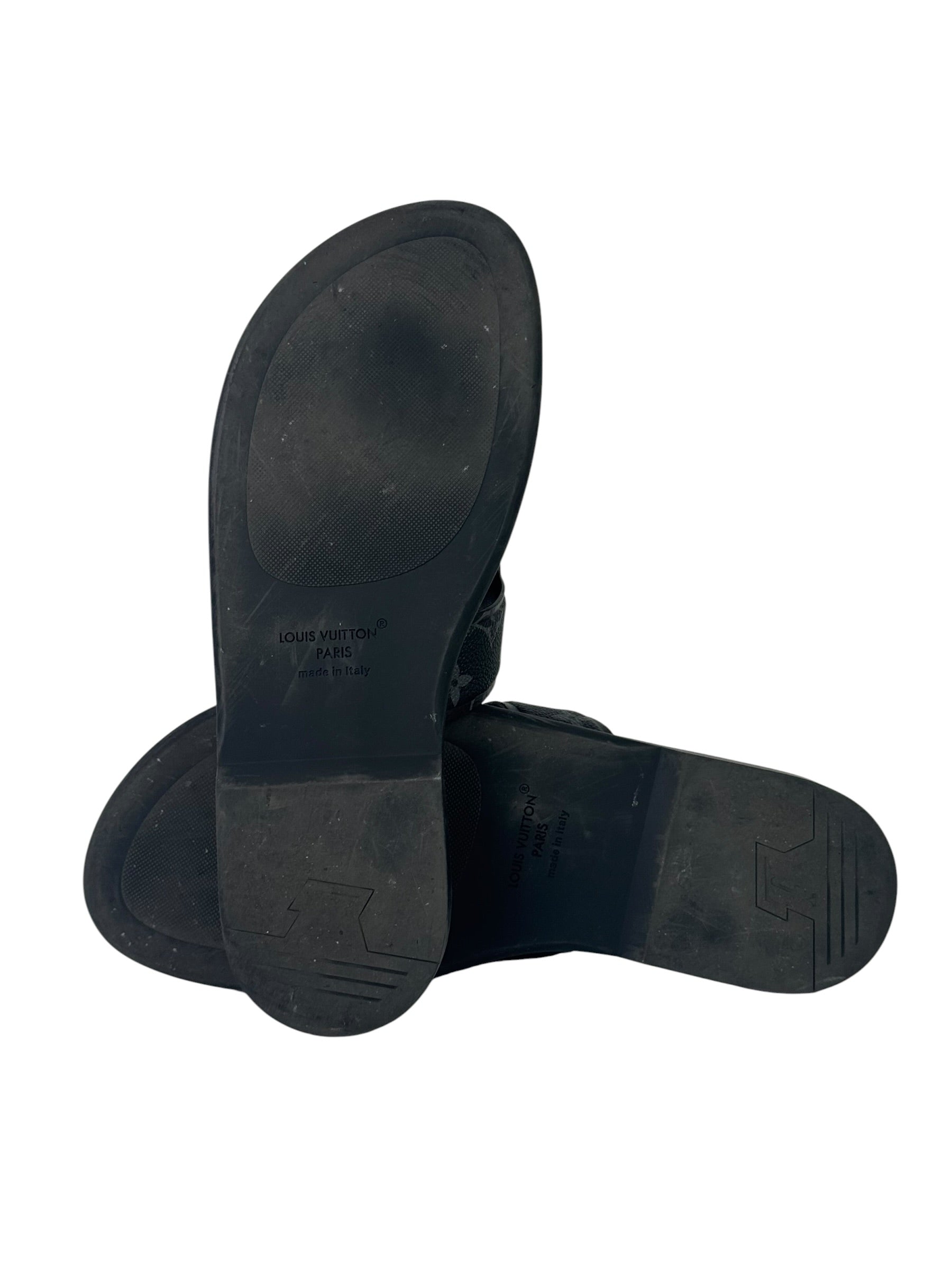 Louis Vuitton Eclipse Monogram Oasis Sandals
