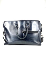 Berluti Un Jour Scritto Blue Denim Briefcase 1
