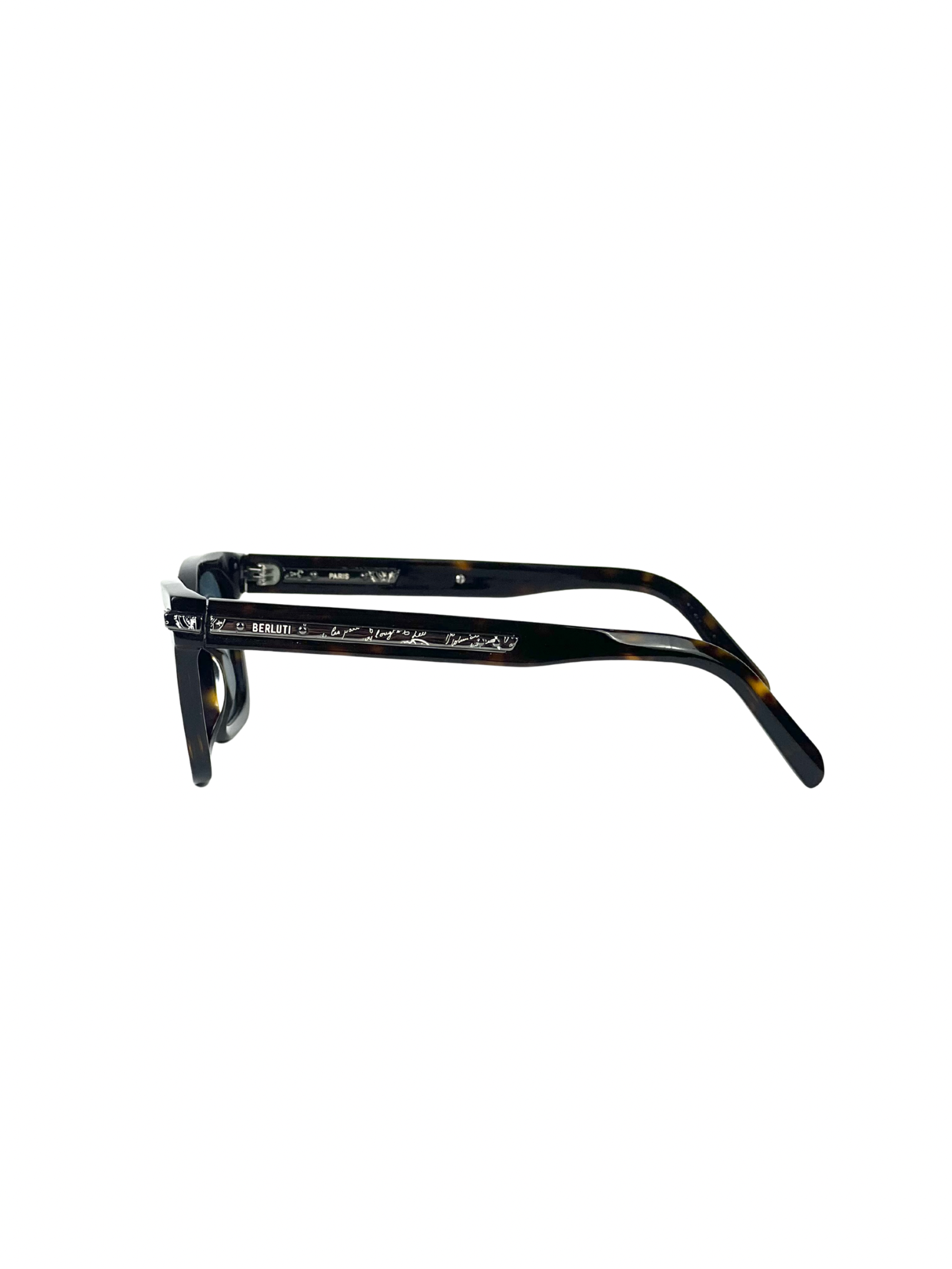 Berluti Black Scritto Sunglasses