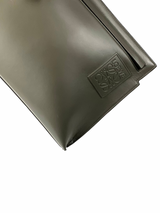 Loewe Anagram Leather Khaki T-Pouch 6