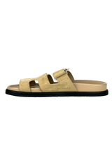 Hermès Chypre Suede Brown Sandals 3