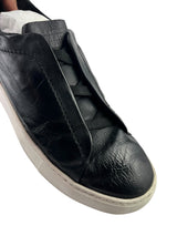 Zegna Triple Stitch Secondskin Black Slip-On 6