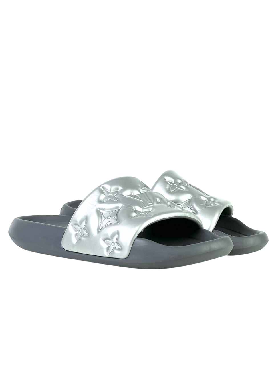 Louis Vuitton Waterfront Monogram Silver Slide