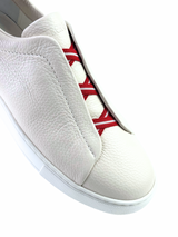Zegna Japan Exclusive Triple Stitch Deerskin White Slip-On 6