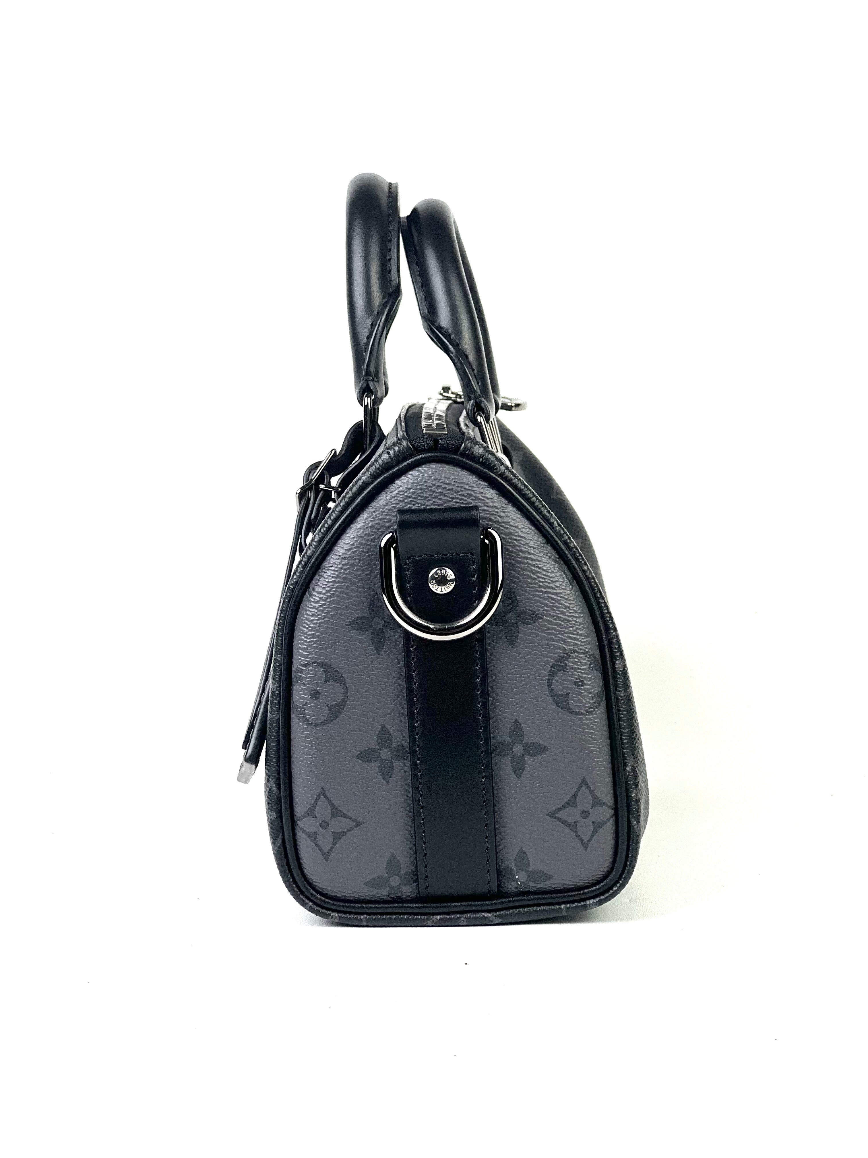 Louis Vuitton Eclipse Monogram Keepall Bandoulière 25