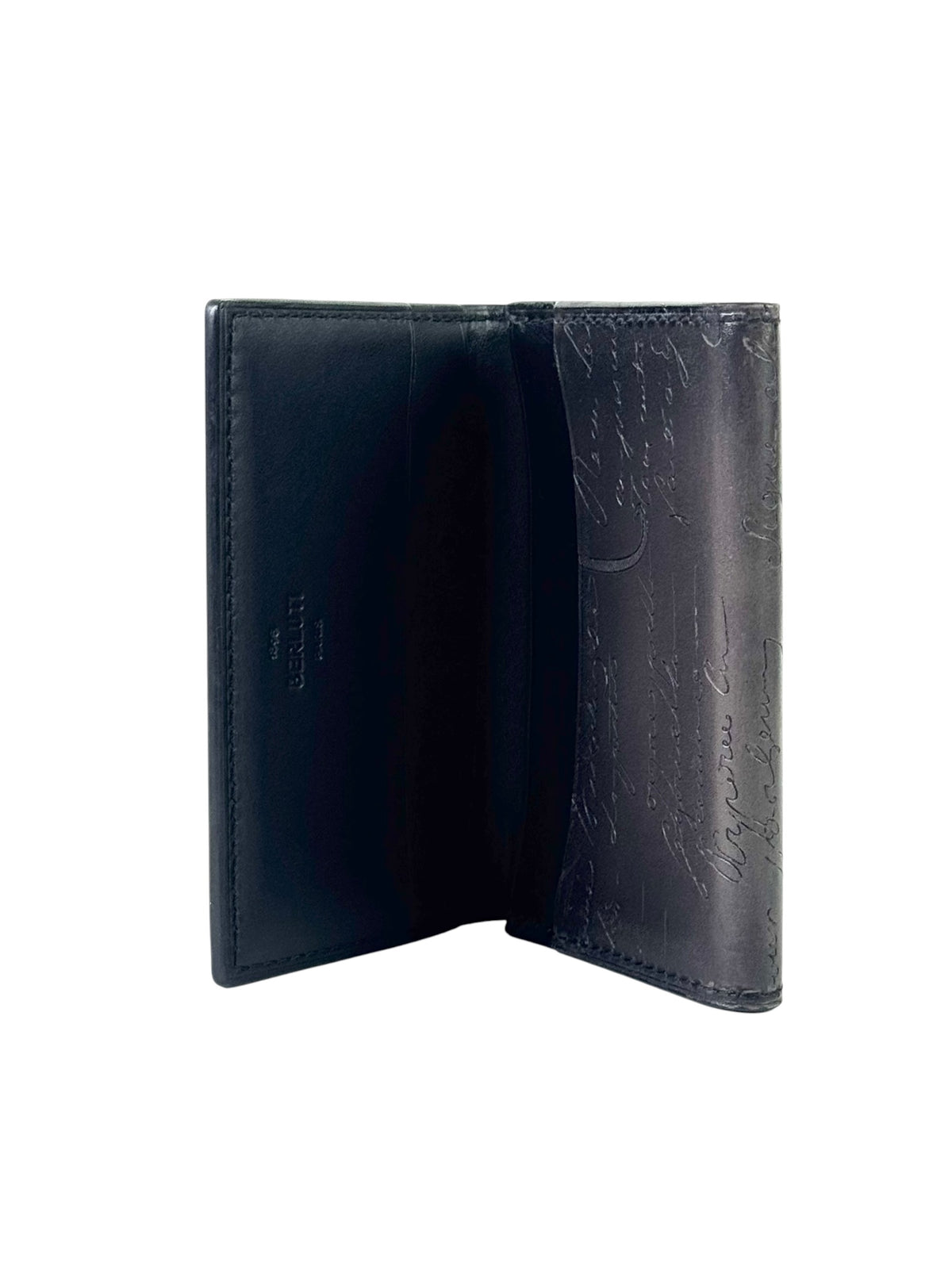 Berluti Imbuia Scritto Black Cardholder