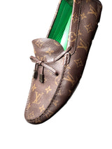Louis Vuitton Monogram Macassar Driver Loafers 6