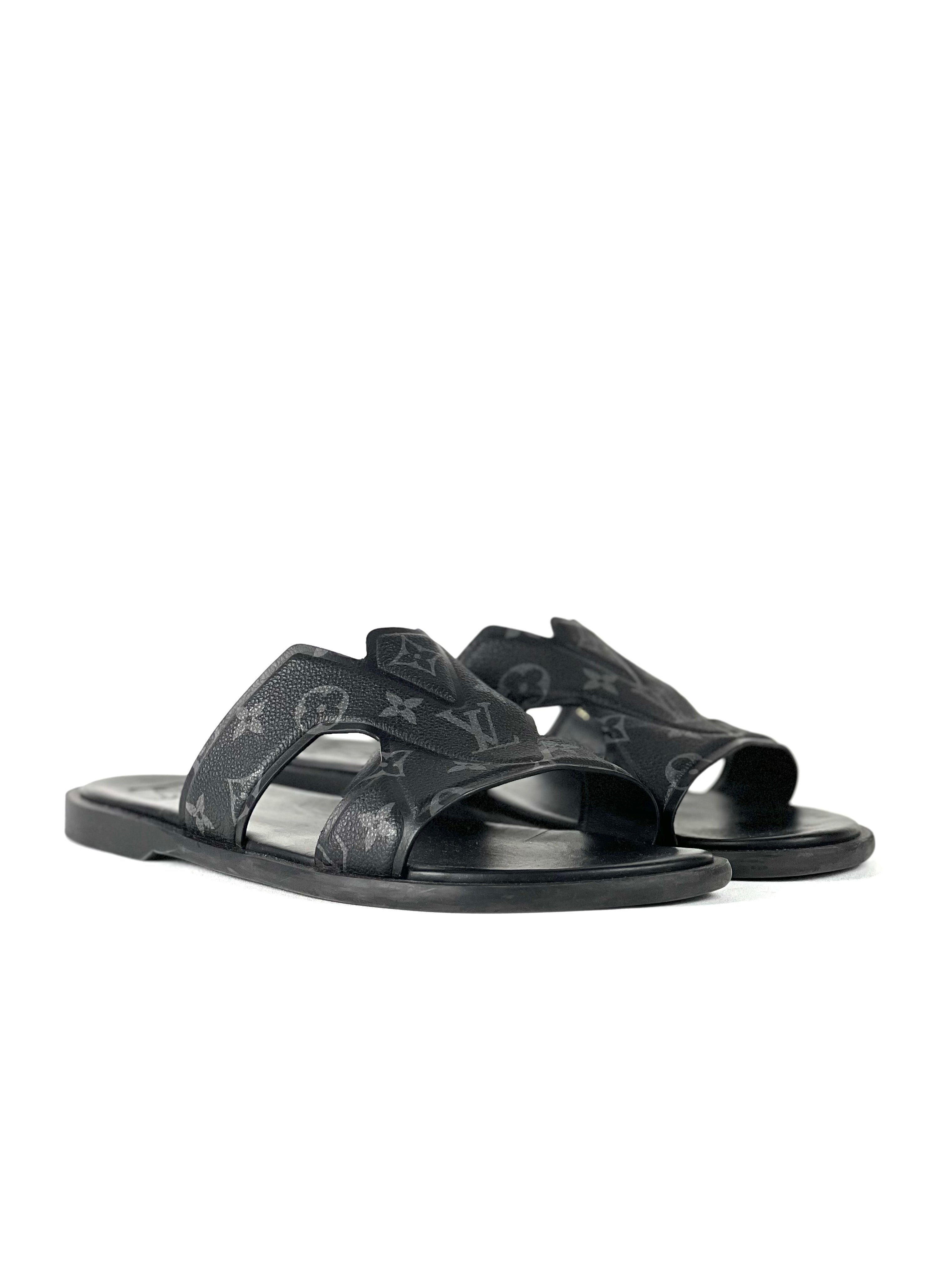 Louis Vuitton Eclipse Monogram Oasis Sandals