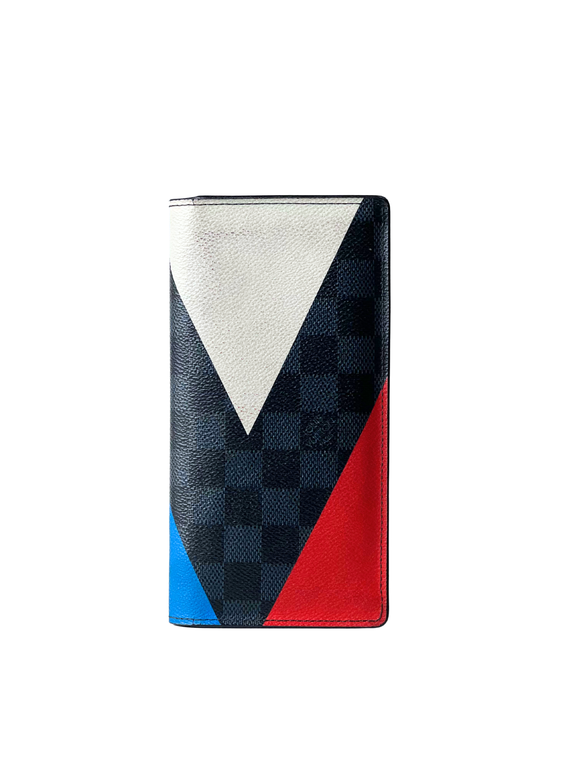 Louis Vuitton x Copa America Damier Graphite Brazza Long Wallet