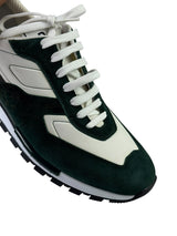 Berluti Scritto Green Suede & Leather Low Sneakers 6