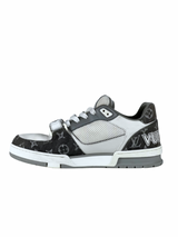 Louis Vuitton Trainer Denim Monogram Grey Sneakers 3