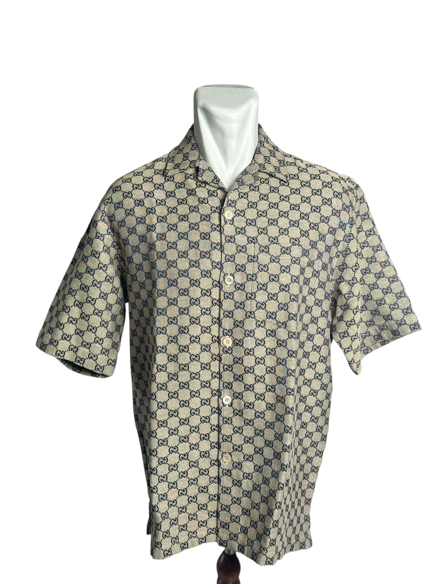 Gucci GG Supreme Linen Shirt