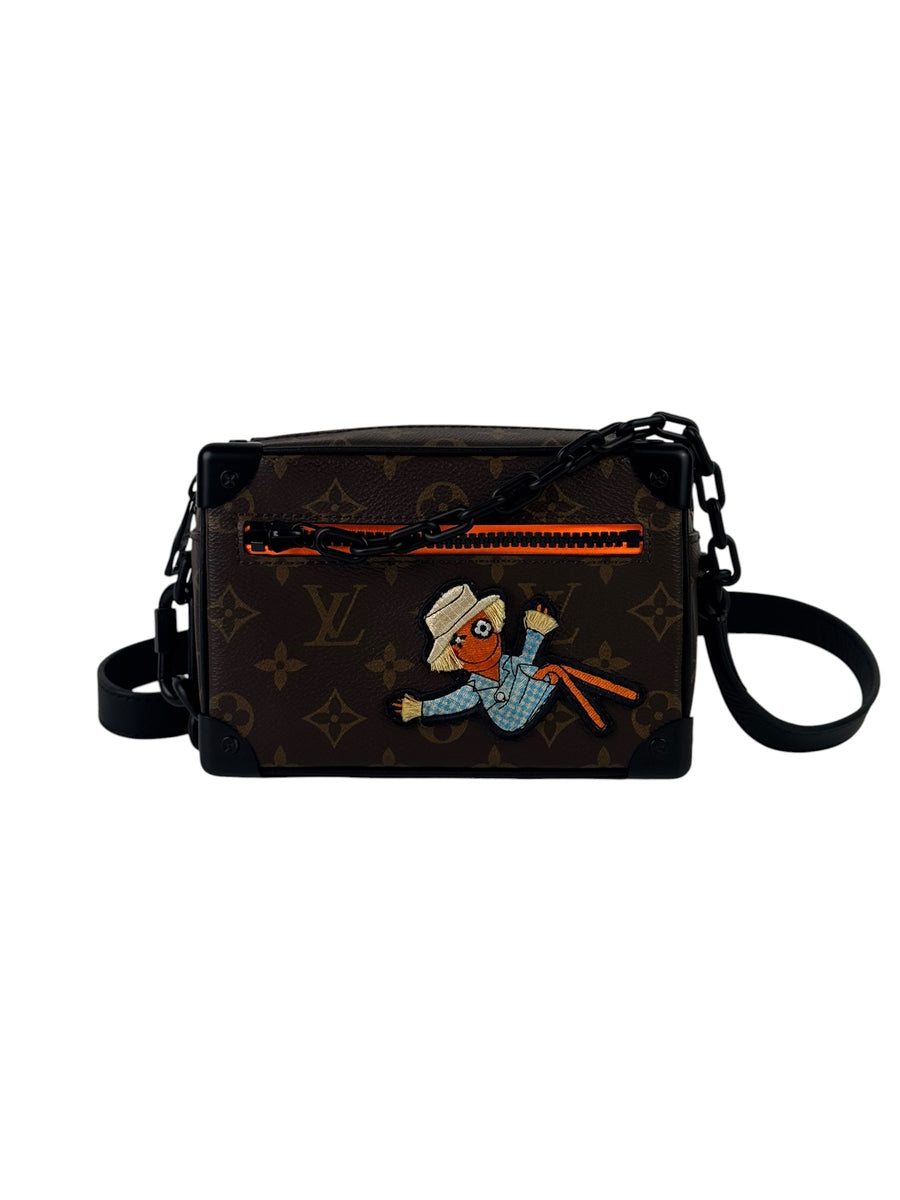 Louis Vuitton Virgil Abloh Mini Soft Trunk With Friend Monogram Macassar Sling Bag