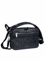 Christian Dior Diamond Black Safari Messenger Bag 2