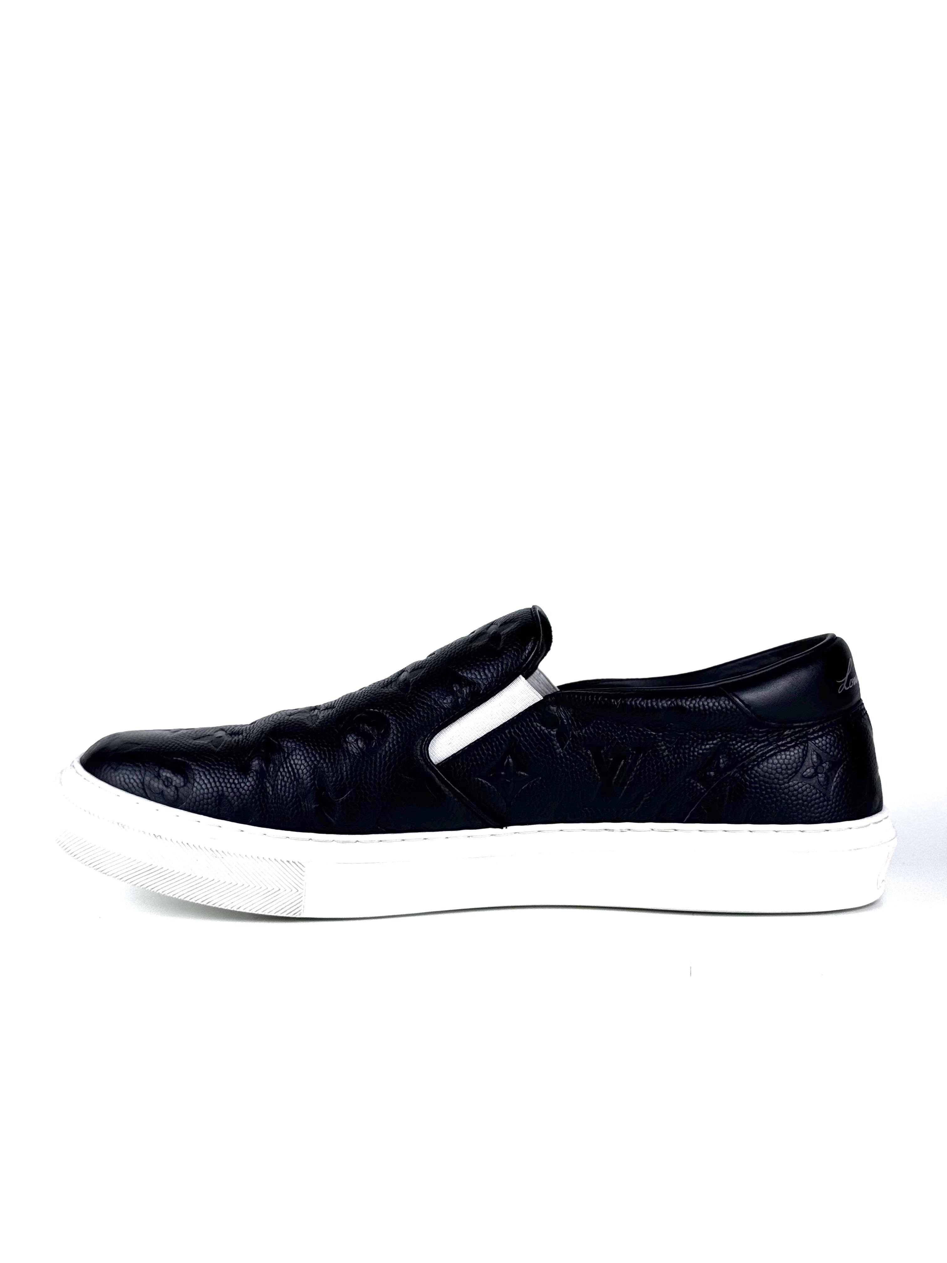 Louis Vuitton x NBA Monogram Black Taurillon Slip On