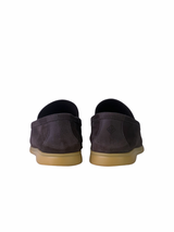Loro Piana Suede Brown Summerwalk Slip On 4