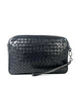 Bottega Veneta Intrecciato Black Pouch 5