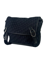 Christian Dior Oblique Jacquard Black Jett Messenger Bag 3
