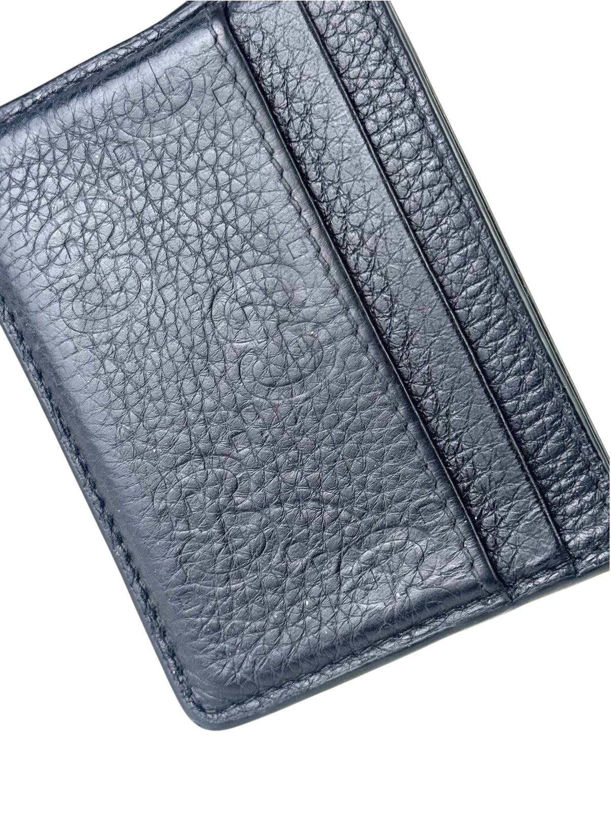 Gucci GG Supreme Leather Black Cardholder