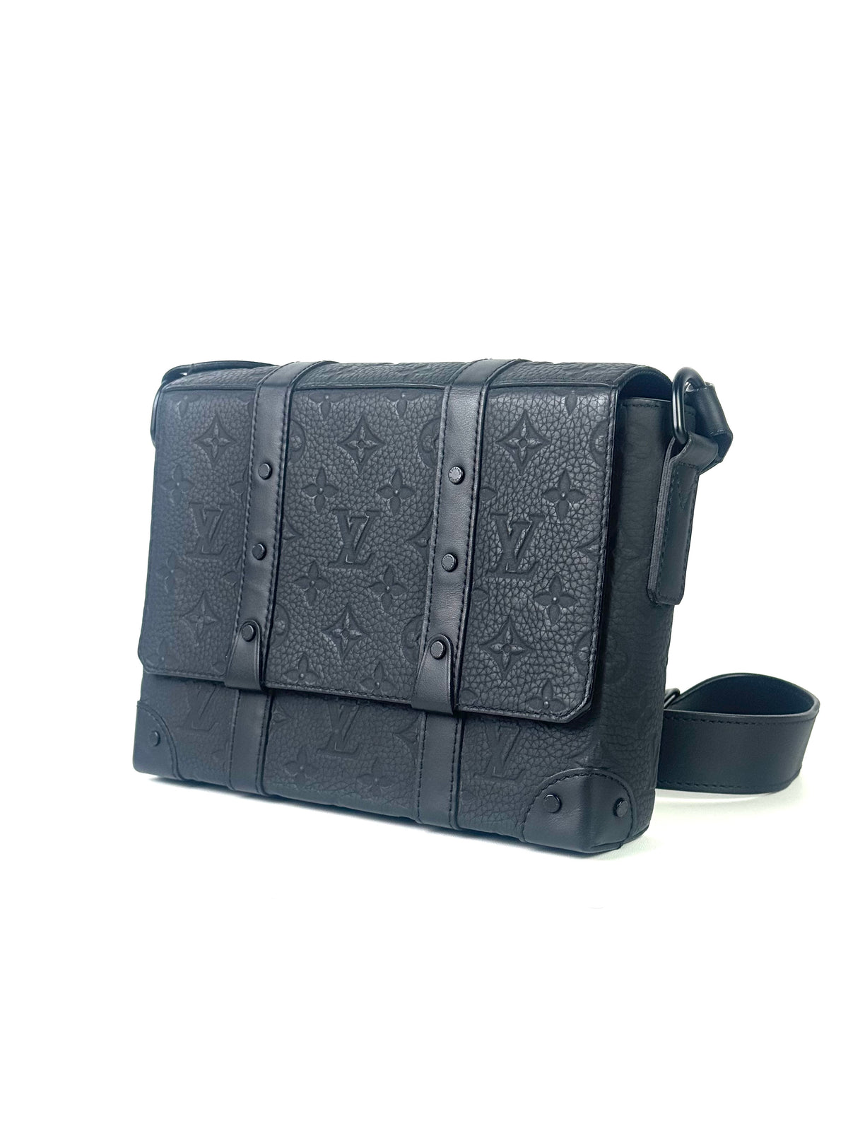 Louis Vuitton Taurillon Monogram Trunk Messenger Bag